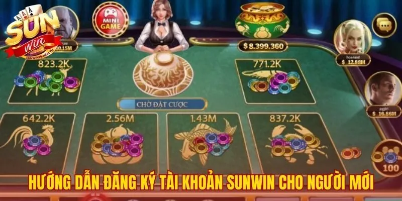 Tạo tài khoản Bầu Cua Live SUNWIN chỉ trong vài bước